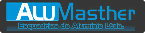 Logotipo Alumasther Esquadrias de Alumínio e PVC
